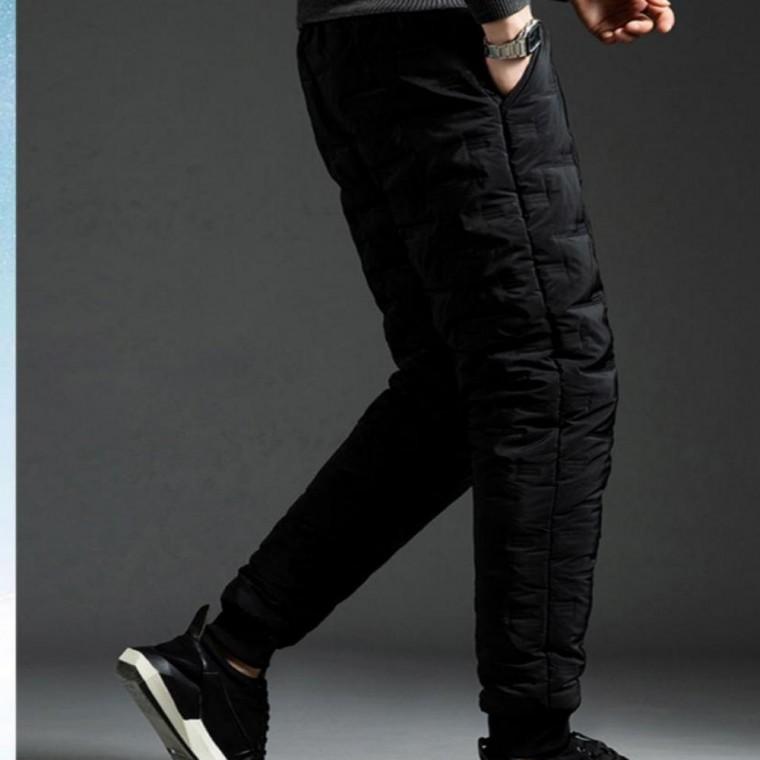 압열 패딩 일복 밴드 겨울 팬츠 바지형 누빔 일바지 여성골프의류 8부바지