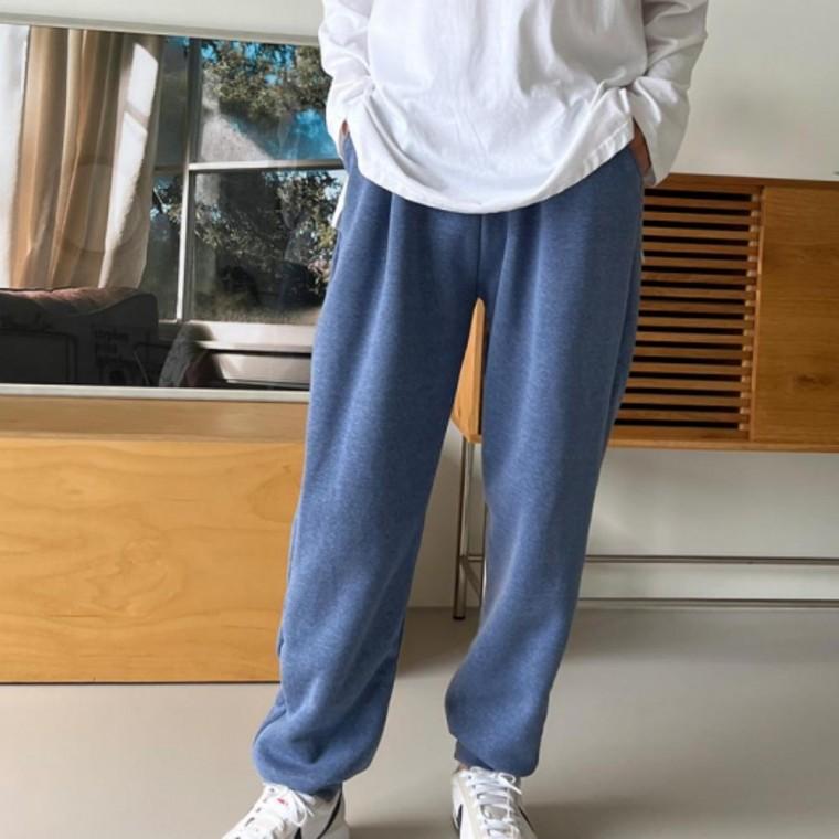 안감양털 남성 팬츠 츄리닝 트레이닝 겨울 조거 바지 양털 남성 운동복