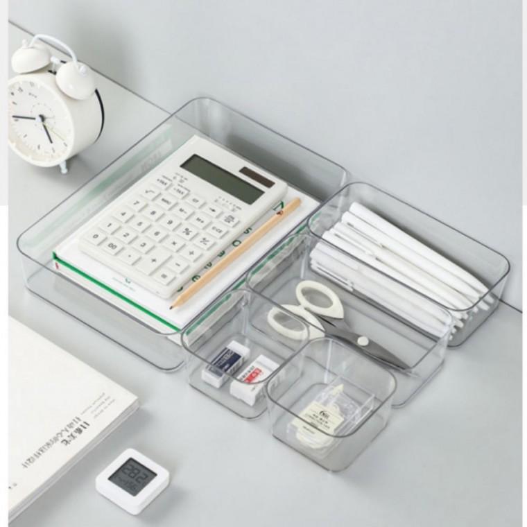 정리트레이 서랍용 아크릴수납박스 M박스 트레이 정돈 정리 서랍