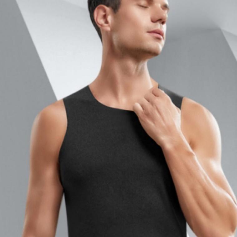 라운드넥 기모나시 겨울 무봉제 러닝 런닝 남성런닝 심리스 내복나시 민소매