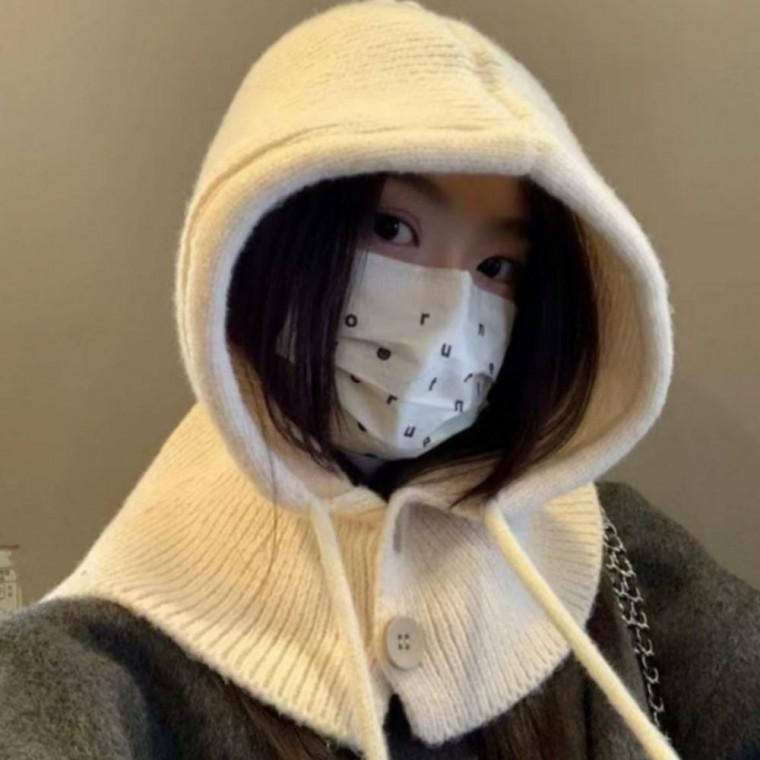 후드머플러 바라클라바 방한목도리 모자목도리 넥워머 여성머플러 패션