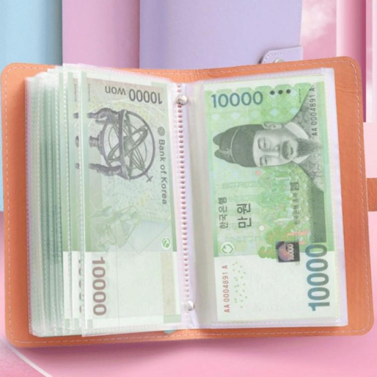 지폐수납지갑 현금수납 다이어리 플래너 일정 현금 다이어리 스케줄러