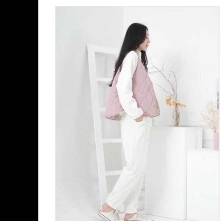 물결 패딩 울트라 조끼 레이어드조끼 패딩조끼 퀼팅 보온 누빔조끼 솜패딩