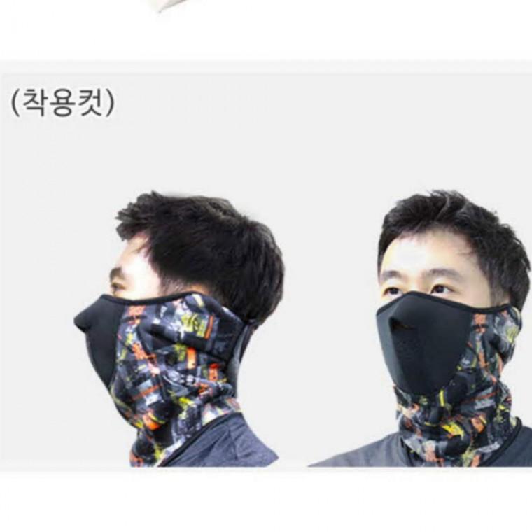 레져 인콘트로 바이크용 방한 아웃도어 마스크 레져 스포츠 마스크