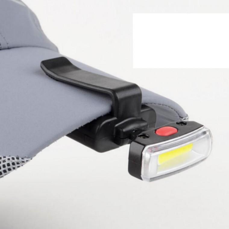 캡랜턴 각도 폴딩 집게 캡라이트 낚시 낚시용 포켓 모자 캡랜턴