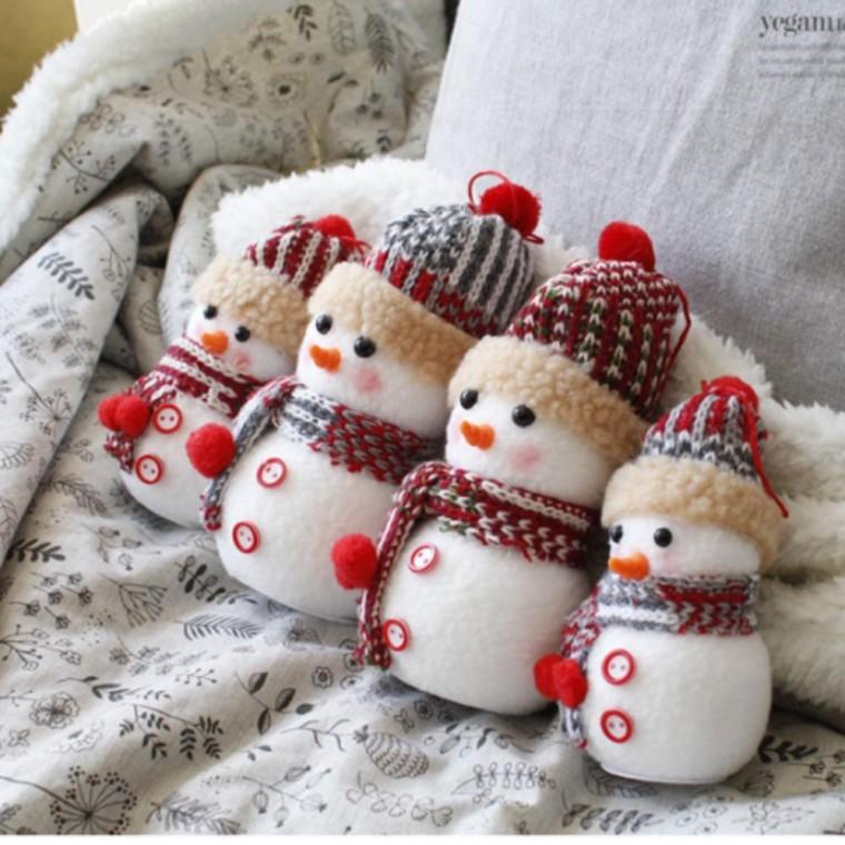 소품 벽걸이 2p 크리스마스 귀여운 벽걸이 인형 홈데코 장식 눈사람