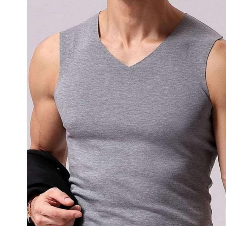 가볍고 따뜻한 기모 내의 남자 보온 내의 나시 내의 일체형나시 보온나시