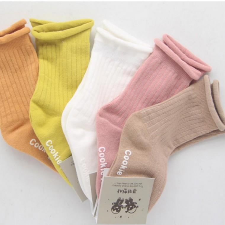 국산양말 데일리양말 양말 양말선물 아동양말세트 초등학생 발목돌돌이 5켤레 7-8세 학생양말 중목