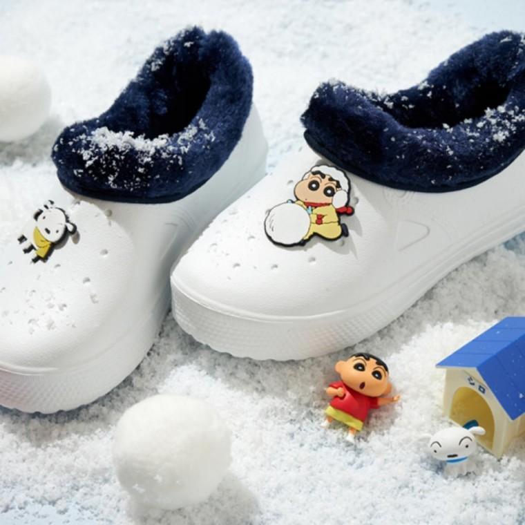 털실내화 만능화 국내생산 실내화 짱구 눈덩이짱구 눈덩이 겨울 털