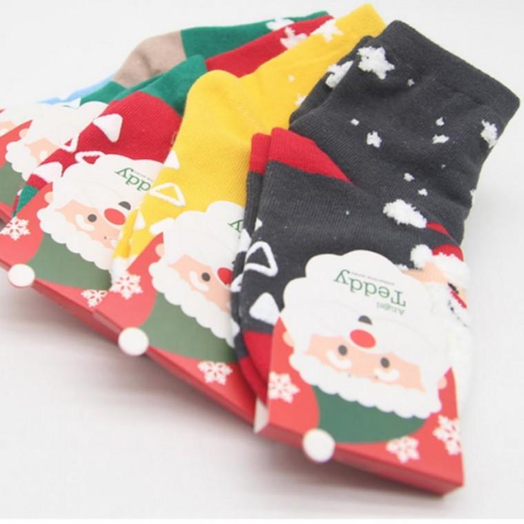 유치원 국산양말 답례품 유아동 3-4세 중목 산타 유치원룩 어린이집 아동양말세트 5켤레 생일 양말