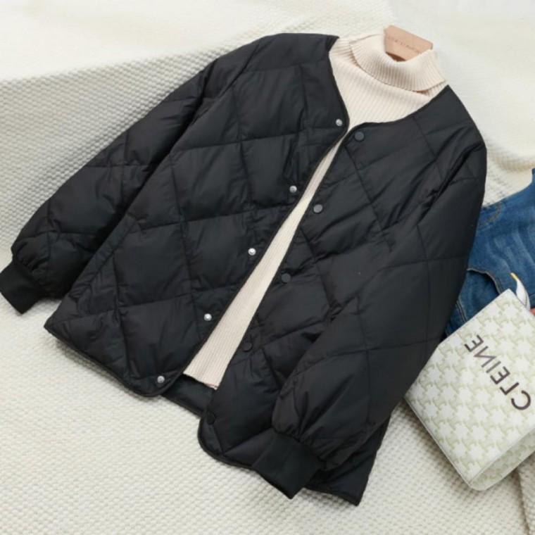 깔깔이 경량패딩 점퍼 여성 퀼팅 겨울의류 가벼운점퍼 여성 경량 퀼팅점퍼