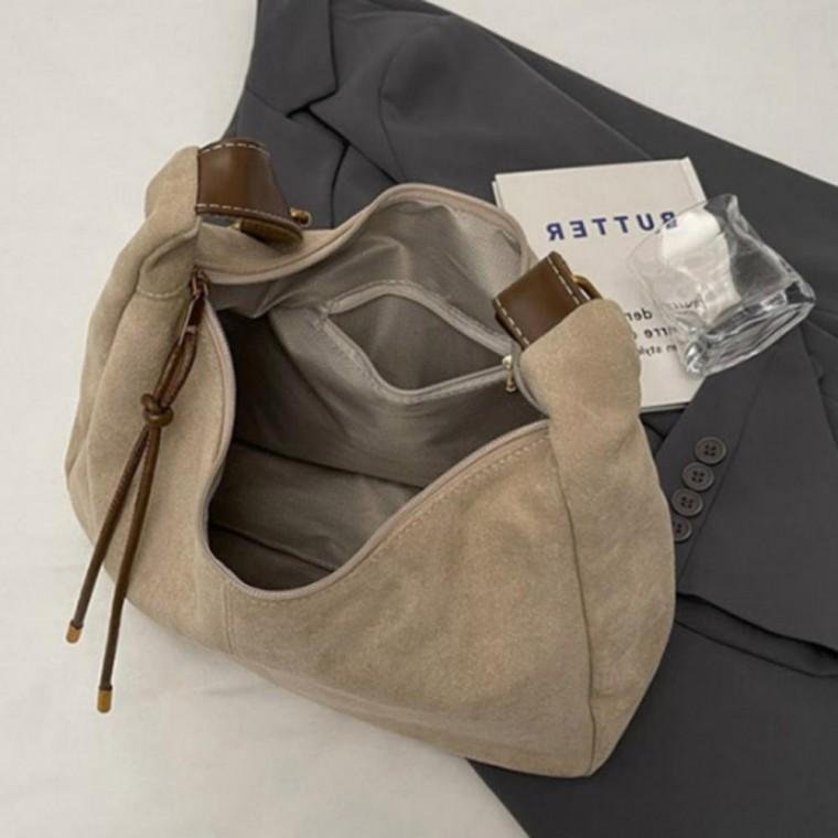 숄더백 스웨이드 여성 정장 캐주얼 4컬러 핸드백 데일리 가방 크로스백