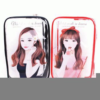 일러스트 투명 파우치 (케이스) [PH106]