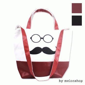 럭셔리 캔버스 가방 (수염) [BG064]보조주머니/패션가방/학생용/직장인