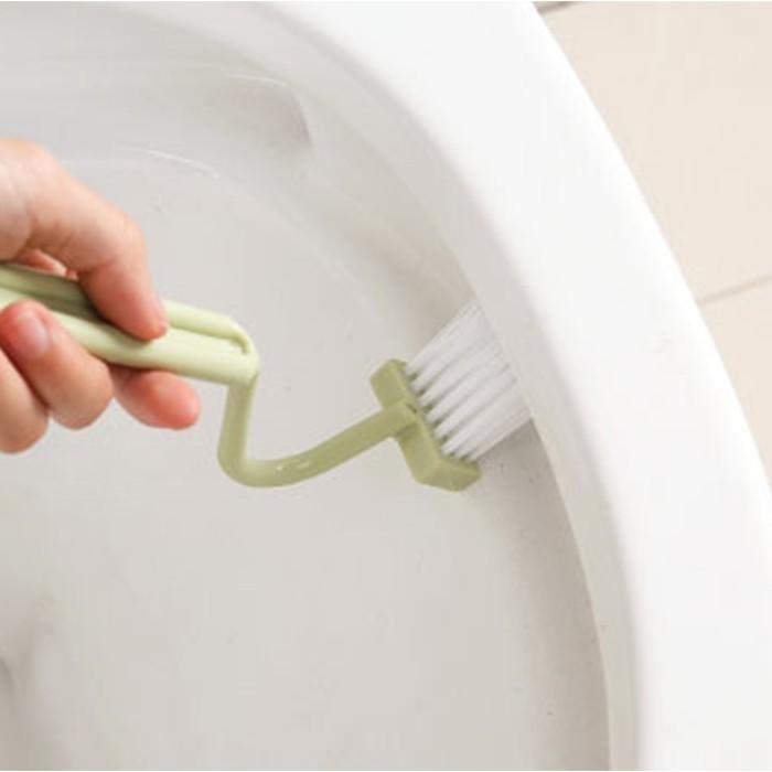변기틈새청소브러쉬 욕실청소 V형 변기 틈새 청소브러쉬 청소솔 다용도브러쉬 화장실