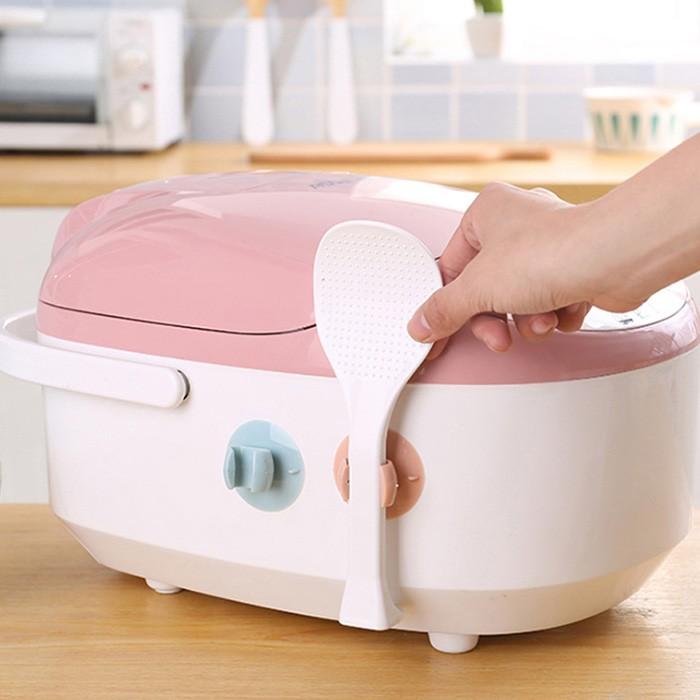 흡착식 밥주걱 홀더 주방 주걱 보관 케이스 밥주걱 수납 세트 자동 거치대 보관함 걸이 꽂이 붙이는 주방