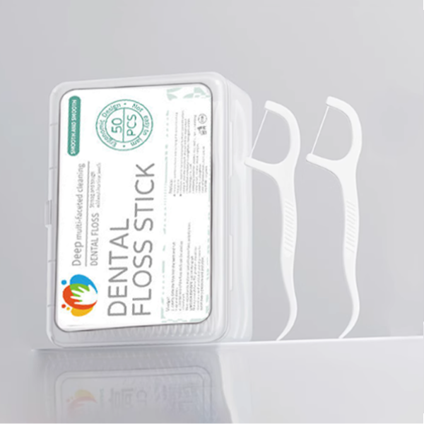 (국내인증) 치실(50개입) 케이스포함 일회용 치실 손잡이 치간 치실 치간치솔