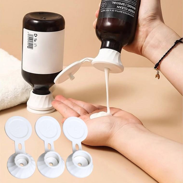 (3종세트)끝까지쓰는 거꾸로캡 주방 세제 샴푸 로션 알뜰 절약 캡 거꾸로 뚜껑