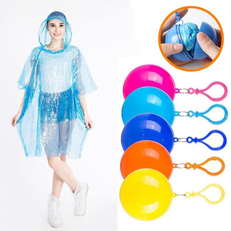 휴대용 우비 캡슐우의 레인코트 남녀공용 비옷