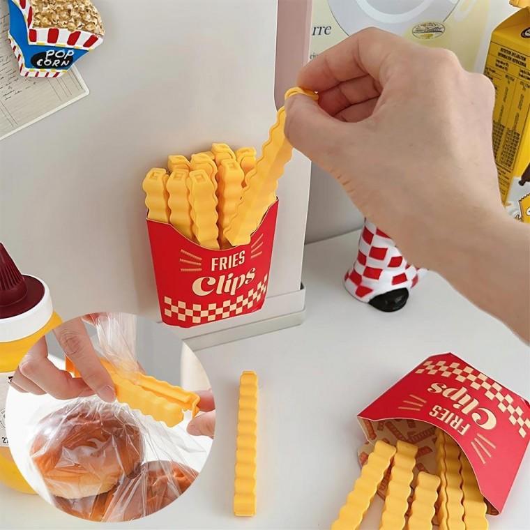 과자 빵 비닐 밀폐 미니집게 12개입 세트