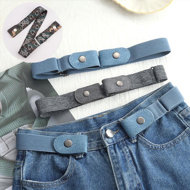 노버클 매직벨트 정장 청바지 바지허리줄임벨트 그레이 밀리터리 색상