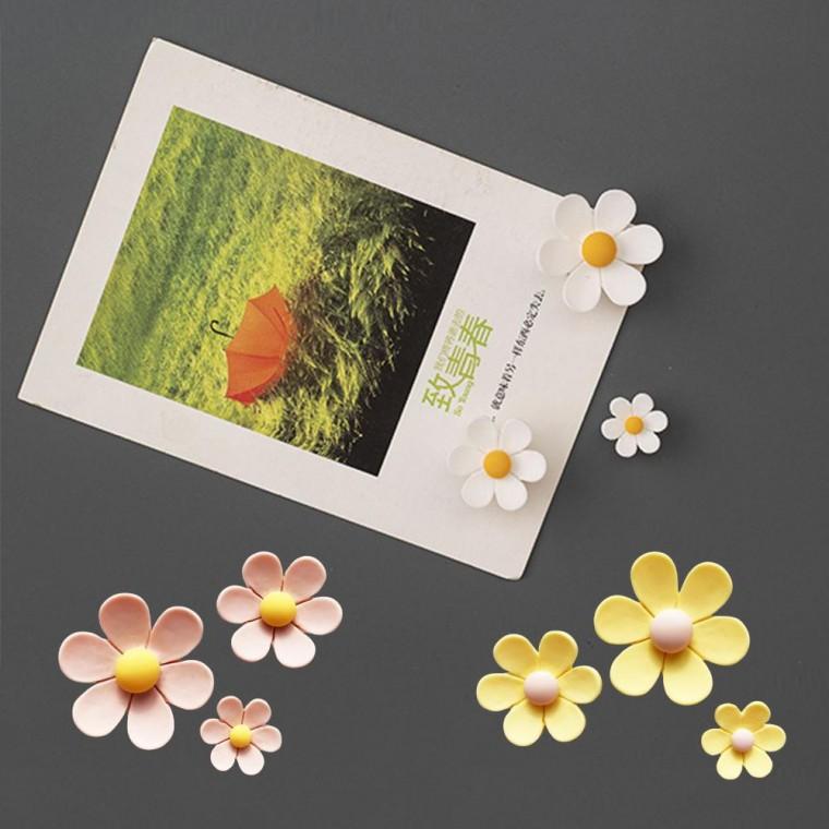 플라워 냉장고자석 현관문 보드 마그네틱