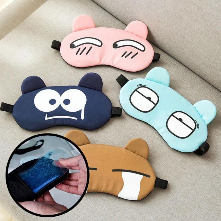 냉온 찜질 수면안대 캐릭터 디자인