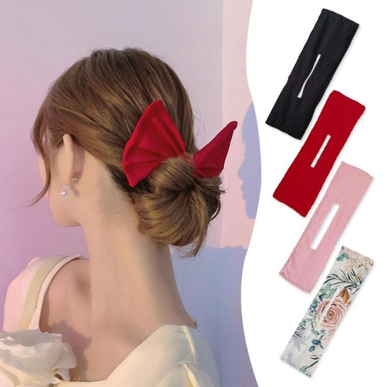 3초 올림머리 당고 밴드 머리끈 머리띠