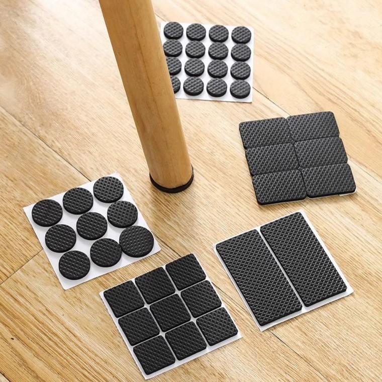 긁힘방지 마루 보호 의자 패드 세트