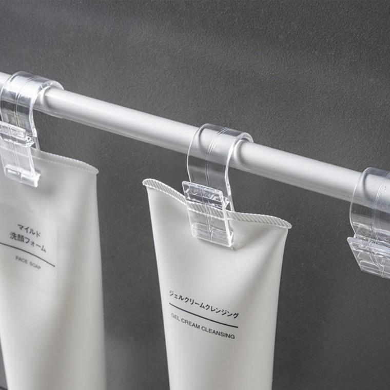 클립형 치약칫솔 거치대 4P 세트 무타공