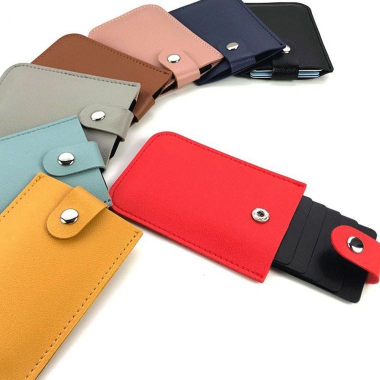 슬라이드 카드지갑 남성 여성 카드홀더