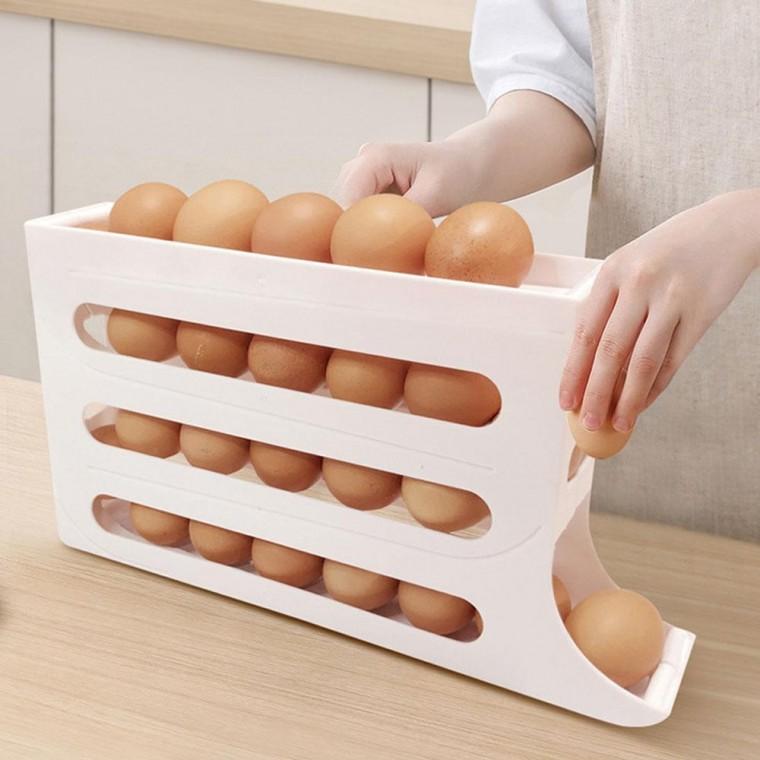 3단 계란보관함 에그트레이 냉장고 보관통