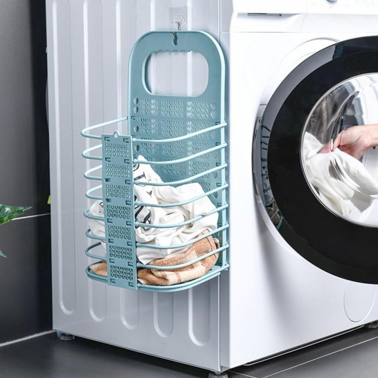 벽걸이 접이식 빨래통 공간 절약형 세탁물 바스켓