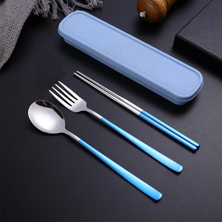 도시락 필수템 휴대용 수저 세트 보관 케이스