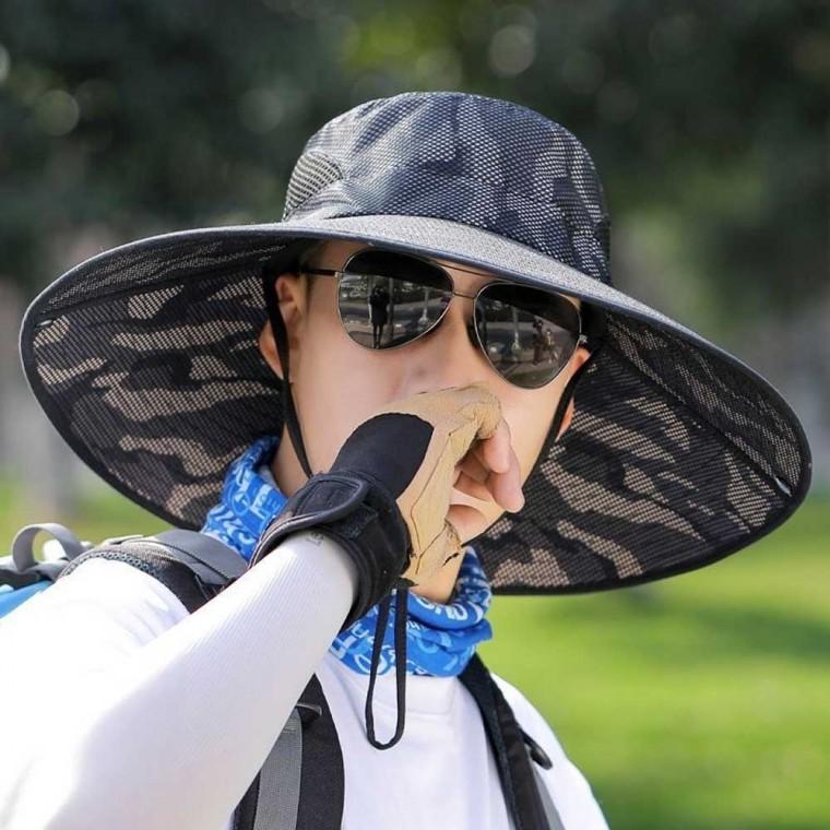 15cm 챙넓은모자 여름 모자 낚시 등산 농사 남자