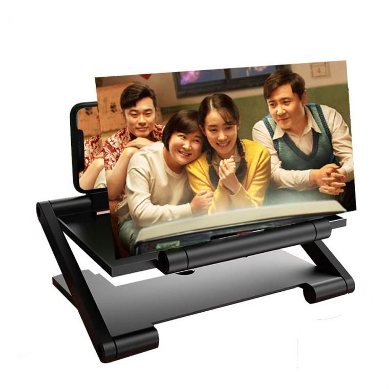 스마트폰확대스크린 거치대 핸드폰 확대경 화면돋보기