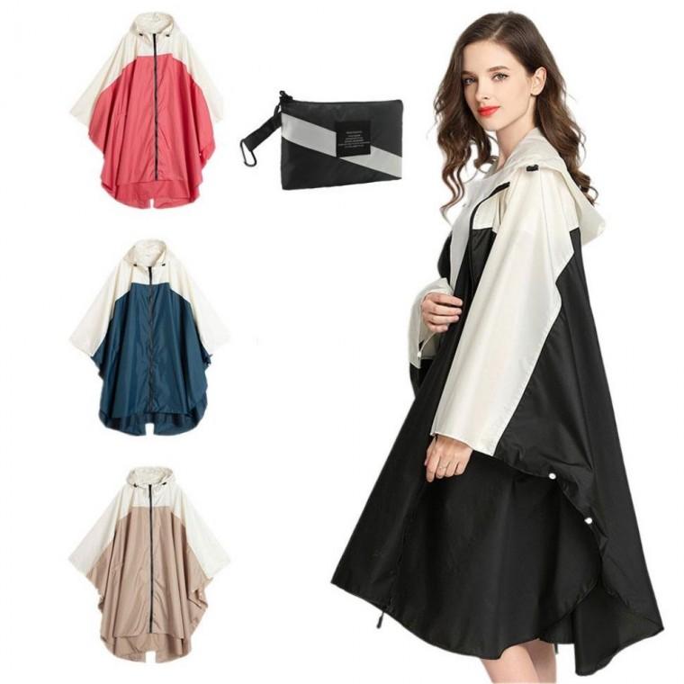 세렌디 투톤 판초우의 초경량 와이드핏 우비