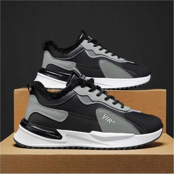 남성 기모운동화 겨울 스니커즈 털안감 방한 2컬러