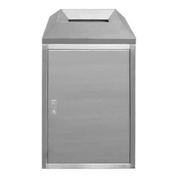 한미스테인레스 육각 휴지통 H2-3 450x450x650 분리수거통 사무실 업소 쓰레기통