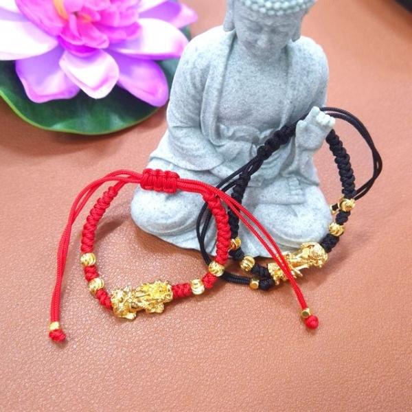 금전운 커플 끈 비휴팔찌 1p 길이조절