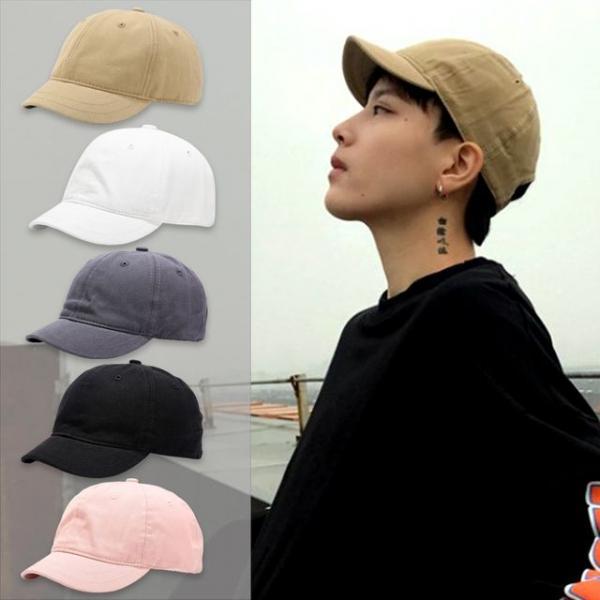 숏챙볼캡 5cm 챙 모자 남녀공용 소두 야구모자