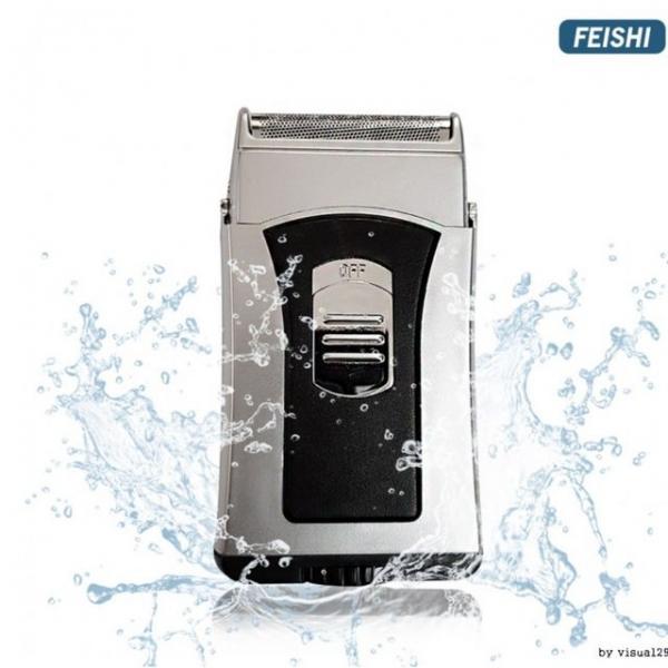 FEISHI 휴대용 방수면도기/전기면도기/건전지/초소형
