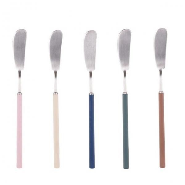 잼칼 스텐 버터 나이프 도자기 손잡이