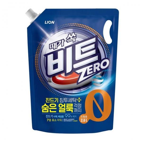 LION 때가쏙비트 드럼 침투세탁 리필 2L