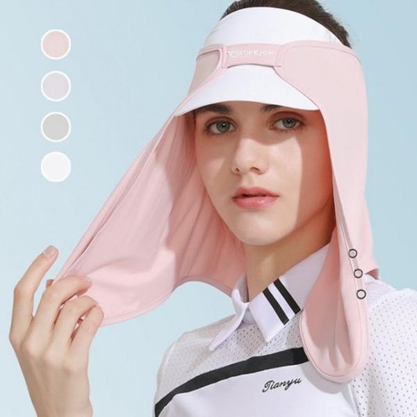 쿨조이  모자커튼 자외선차단 모자탈부착 가림
