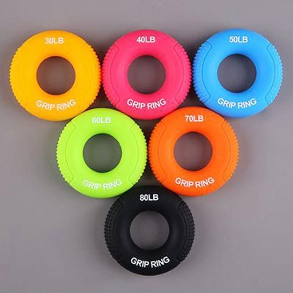 휴대용 스트레칭 원형 지압 악력기 고탄력 미니재활공