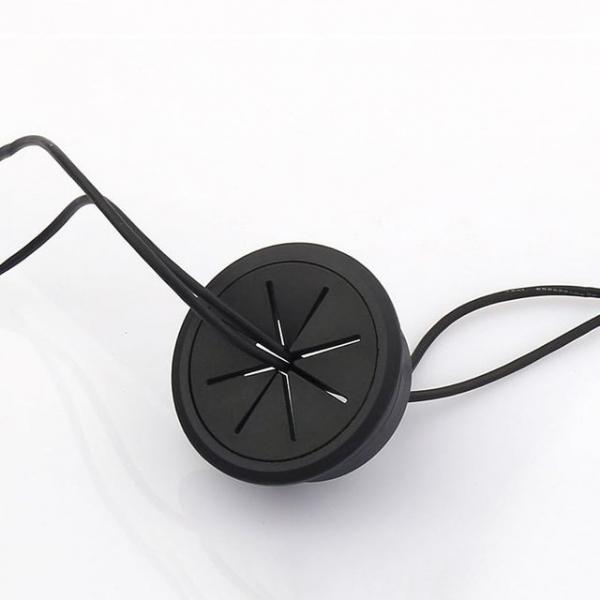 고무전선캡 마개 10P 책상 전선정리 원형 홀캡 50mm