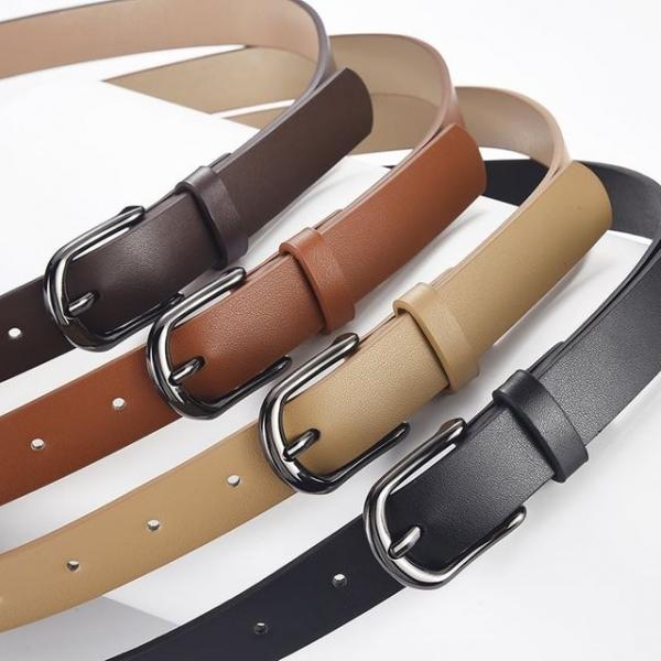 기본 블랙버클 가죽 벨트 허리띠 남여공용 포인트