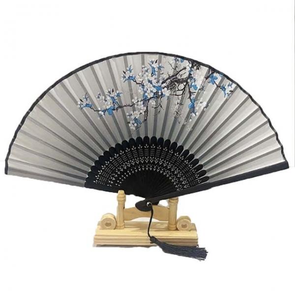 여름 휴대용 접이식 고급 전통부채 동양화 손부채