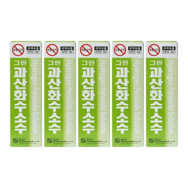 그린제약 과산화수소수 60ml x 5개